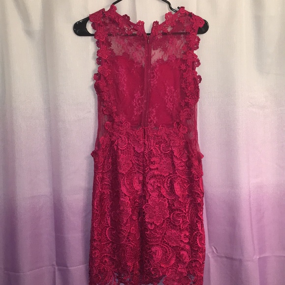 L’Atiste Lace Wine Dress - Picture 6 of 8